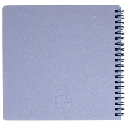 Скетчбук для акварели "Малевичъ", 18x18 см, 300 г/м2, 20 листов, синий - 2