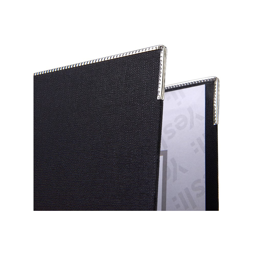 Папка-регистратор "Yesli:", А4, 50 мм, ПВХ Эко, черный - 3