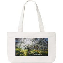 Сумка на молнии «Май», Вадим Богдан, 340 г/м2, белая