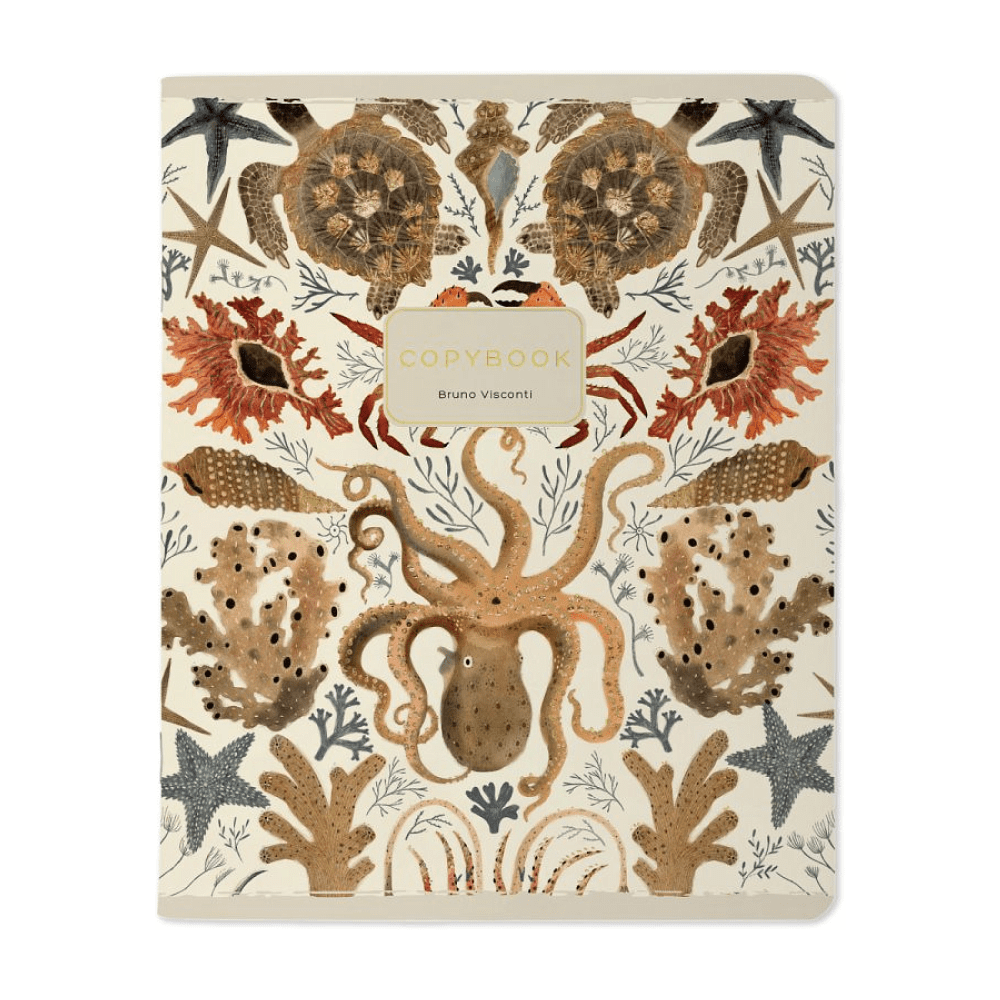 Тетрадь "Fauna", A5, 48 листов, клетка, скоба сбоку, ассорти - 3