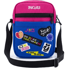 Сумка через плечо "Буська", 14х19х50 см, разноцветный