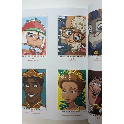 Раскраска по номерам на французском языке "Coloriages mystères Disney - Les Grands classiques. Tome 3"  - 4