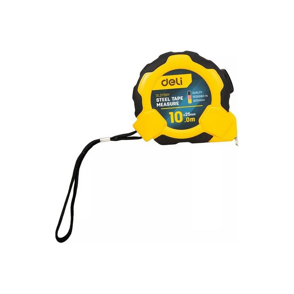 Рулетка Deli YS EDL9003P, 10 м х 25 мм, желтый, черный - 15