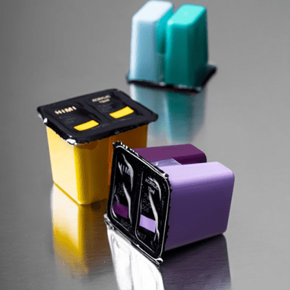 Краски акриловые"Himi Jelly Cup", набор 48 цветов, 12 мл, кювета, пластиковый футляр - 11