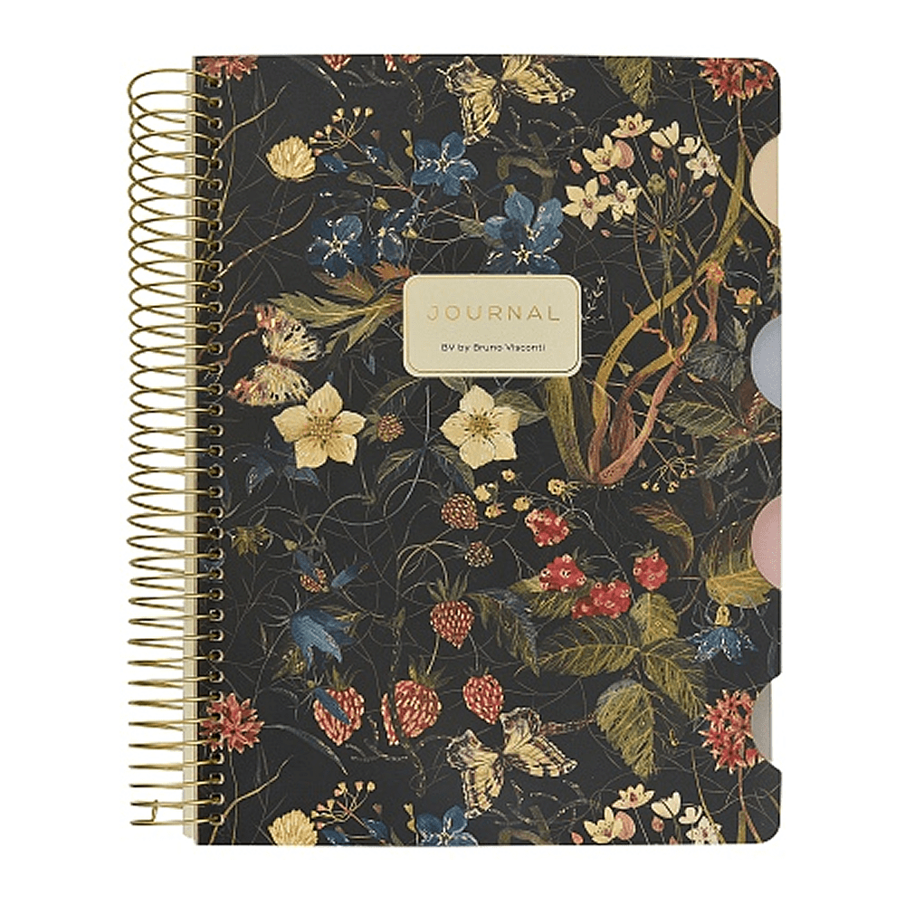 Книга записная "Flora. Лесные ягоды", В5, 120 листов, клетка, линейка, точка, черный - 2