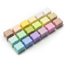 Краски гуашевые "Himi Jelly Cup. Pastel colors", 18 цветов, кювета, фиолетовый футляр