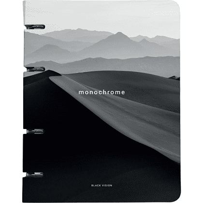 Тетрадь "Dune горизонт", A5, 120 листов, клетка, черный