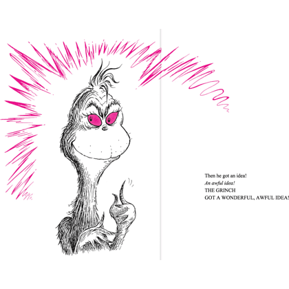 Книга на английском языке "How the Grinch stole Christmas!" , Dr. Seuss - 3