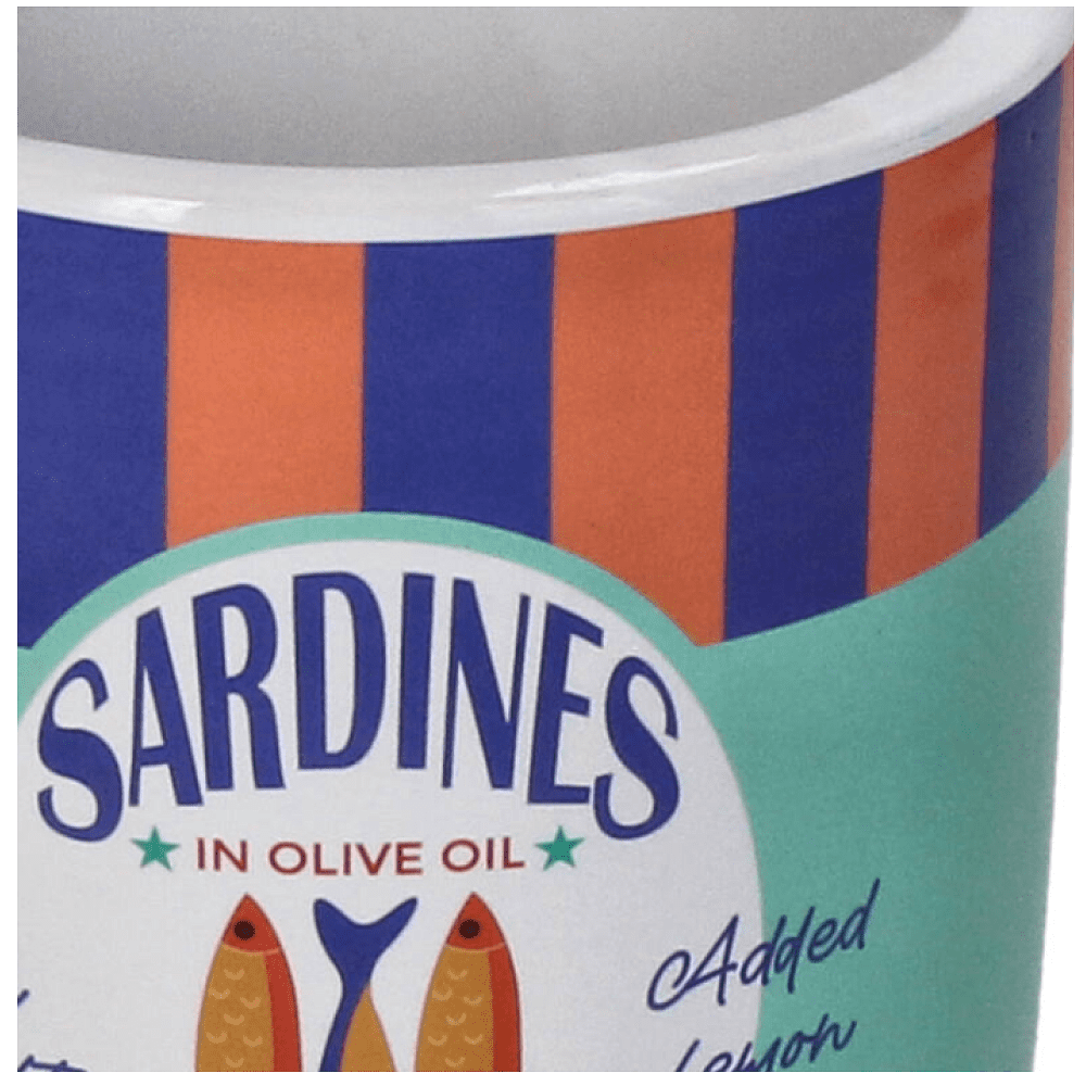 Кашпо "Sardines", фаянс, разноцветный - 2
