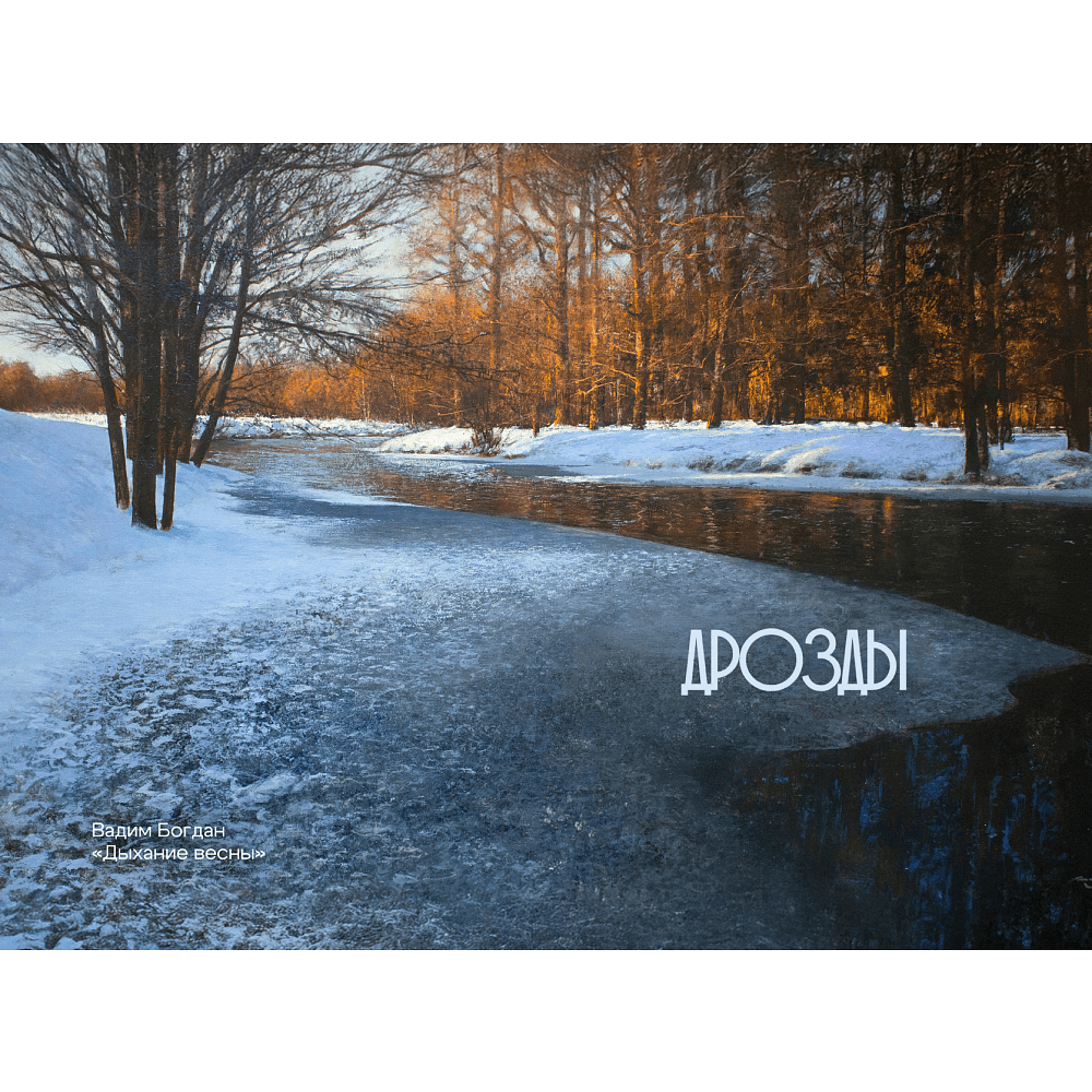 Обложка для паспорта "Дыхание весны", Вадим Богдан, натуральная кожа, разноцветный - 3