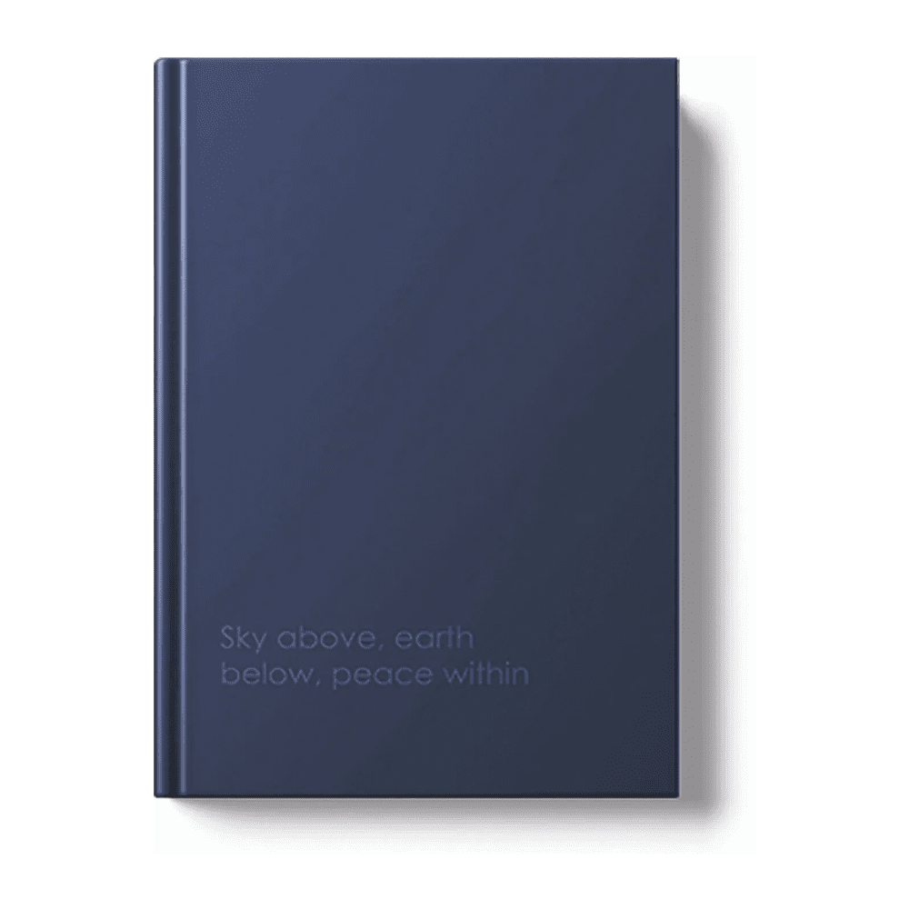 Ежедневник недатированный "Every Day. Peace",  A5, 176 листов, синий