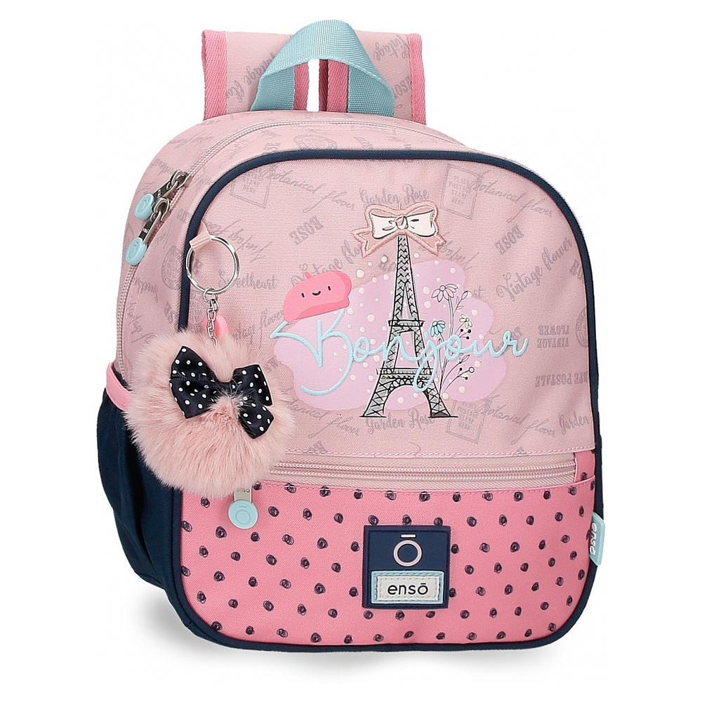 Рюкзак детский "Bonjour", XS, 25 см, голубой, розовый