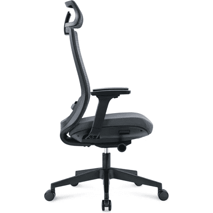 Кресло для руководителя SitZone "CH-312А", ткань, пластик, черный - 5