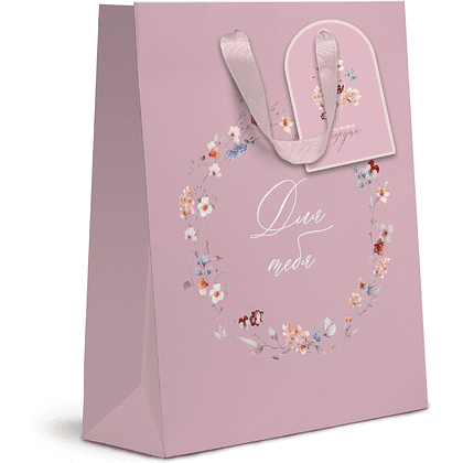 Пакет бумажный подарочный "Italy Garden МS", 18х22.7х10 см, ассорти - 3