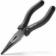 Длинногубцы Deli HS EHT2106, 160 мм, Soft Touch, черный