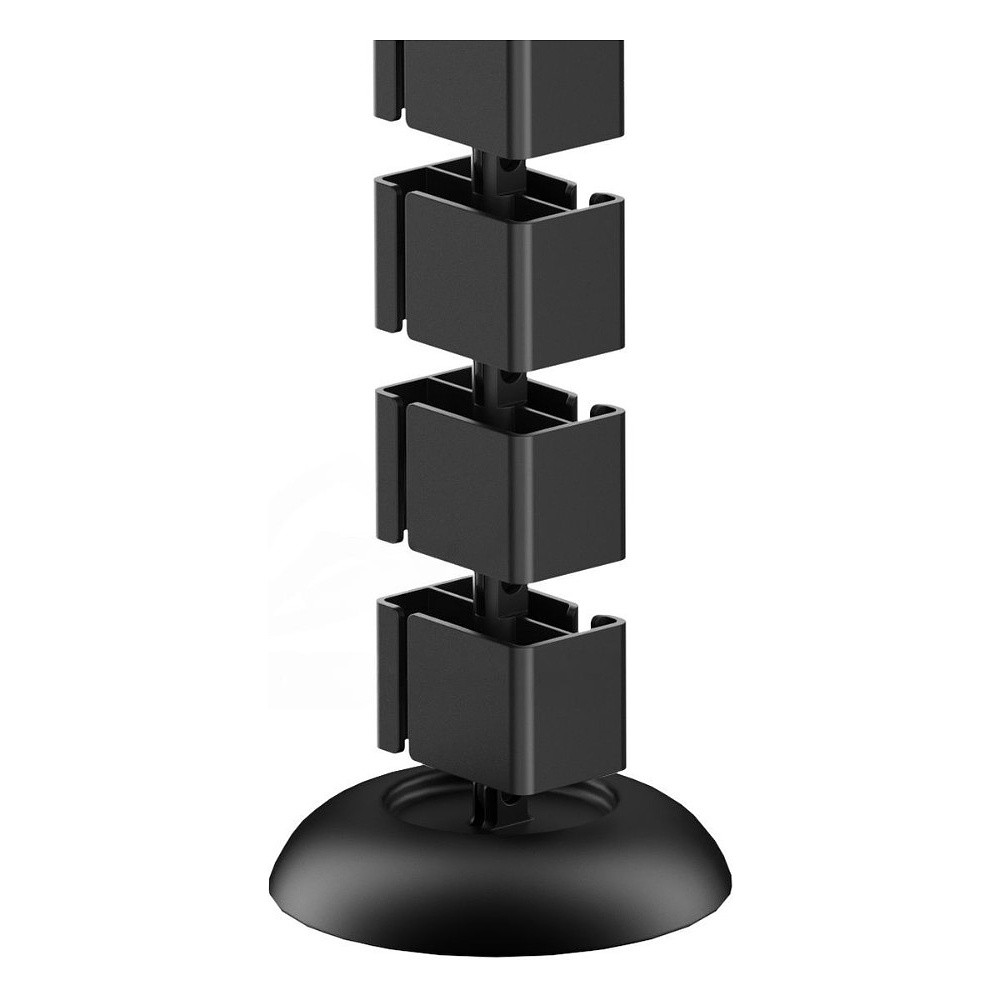 Кабель-канал вертикальный Ergo Cabel R BLACK, черный - 4