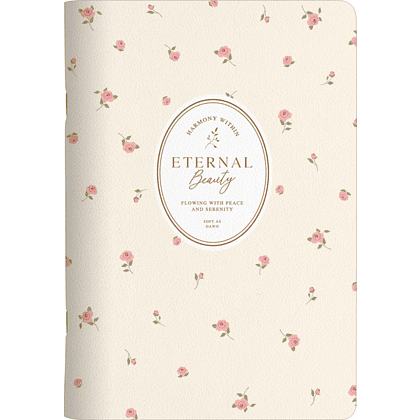 Тетрадь "Posy", А5, 48 листов, клетка, айвори