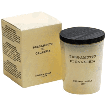 Свеча ароматическая CERERIA MOLLA "Bergamotto di Calabria", 70 гр, подарочная упаковка
