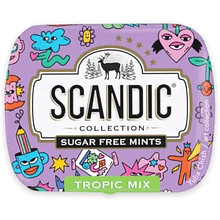 Конфеты "Scandic", 14 г, без сахара, тропический микс