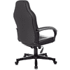 Кресло игровое Бюрократ Zombie GAME 17 экокожа, ткань, черный, серый - 4