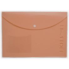Папка конверт на кнопке "Listoff Style. 4", А4, розовый