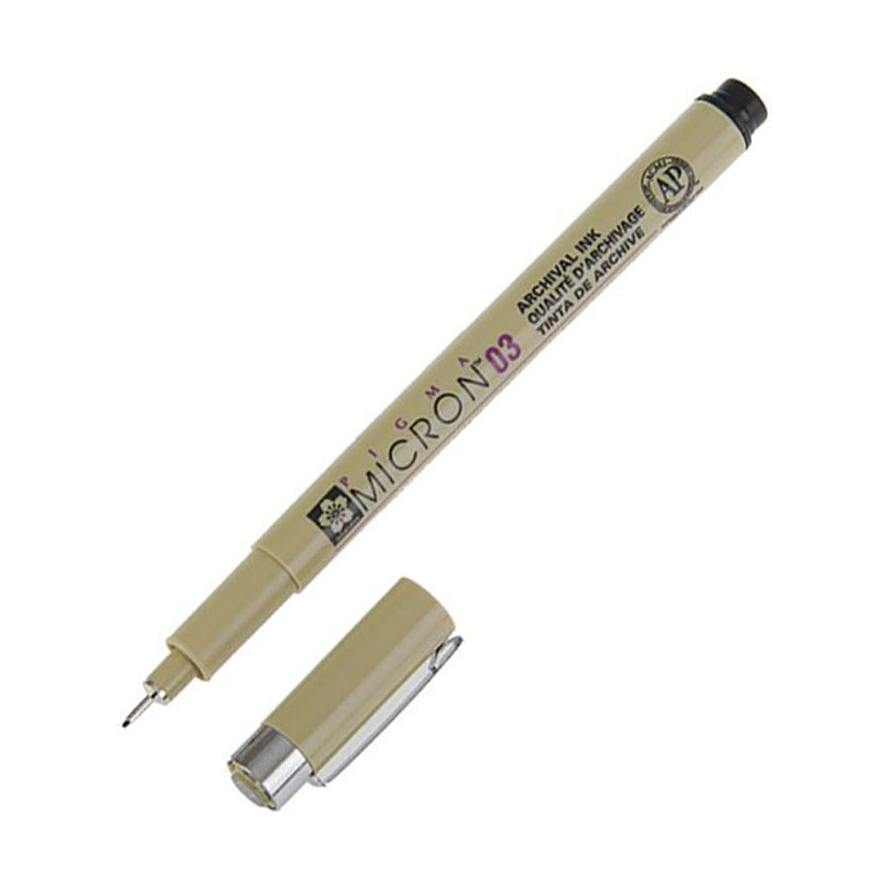 Ручка капиллярная "Pigma Micron", 0.35 мм, черный