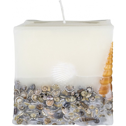 Свеча декоративная "Цилиндр Donau Home Brezza", 70х70х70 мм, белый - 3