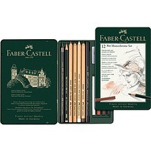 Набор художественных предметов "Pitt Monochrome" Faber-Castell, 12 предметов