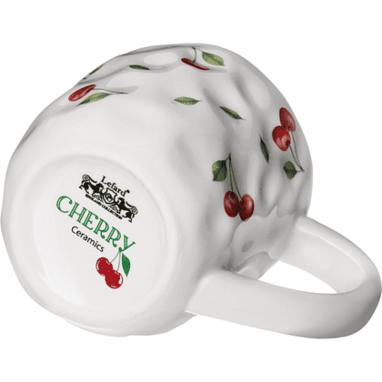 Кружка керамическая "Cherry", 400 мл, белый - 2