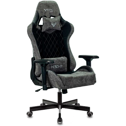 Кресло игровое Бюрократ "VIKING 7 KNIGHT", металл, ткань, черный