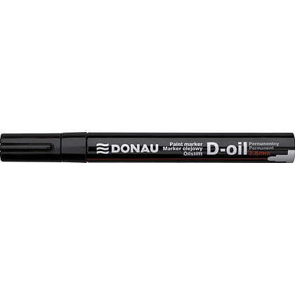 Маркер перманентный на нитрокраске "Donau D-Oil", черный - 2
