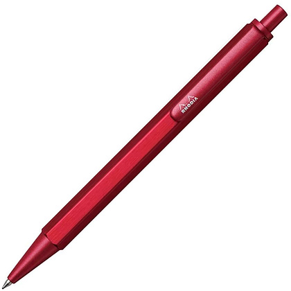 Ручка шариковая автоматическая "scRipt", 0.7 мм, красный, стерж. черный