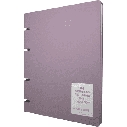 Тетрадь "Nuances. Эустома", А4, 120 листов, клетка, фиолетовый