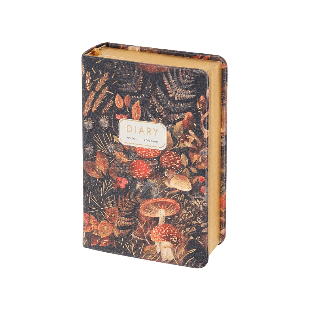 Ежедневник недатированный "Flora. Forest Fairy Tale", А7, 416 страниц, черный, красный - 2