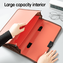 Портфель на 2 деления Deli, пластик, 2, ассорти