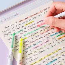 Набор маркеров текстовых "Double ended", 3 шт, ассорти