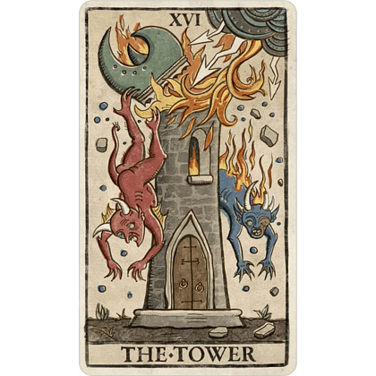 Карты "Таро Триумфы луны", Патрик Валенса - 8