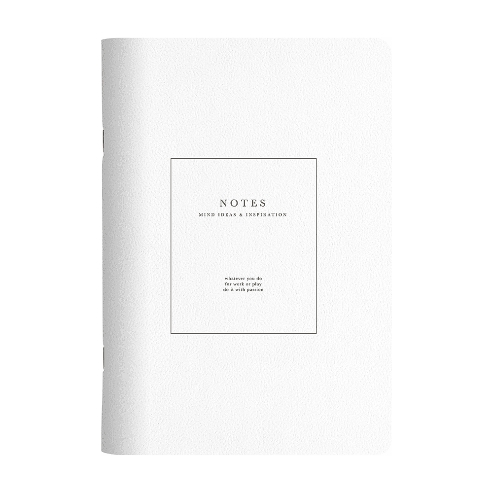 Тетрадь "Notes", A5, 48 листов, клетка, скоба сбоку, черный