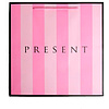 Пакет подарочный "Present", 30x30x30 см, розовый - 4