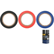 Набор ПВХ изолент Deli EDL5264-6, 18 мм x 10 м, 6 шт./упак. 