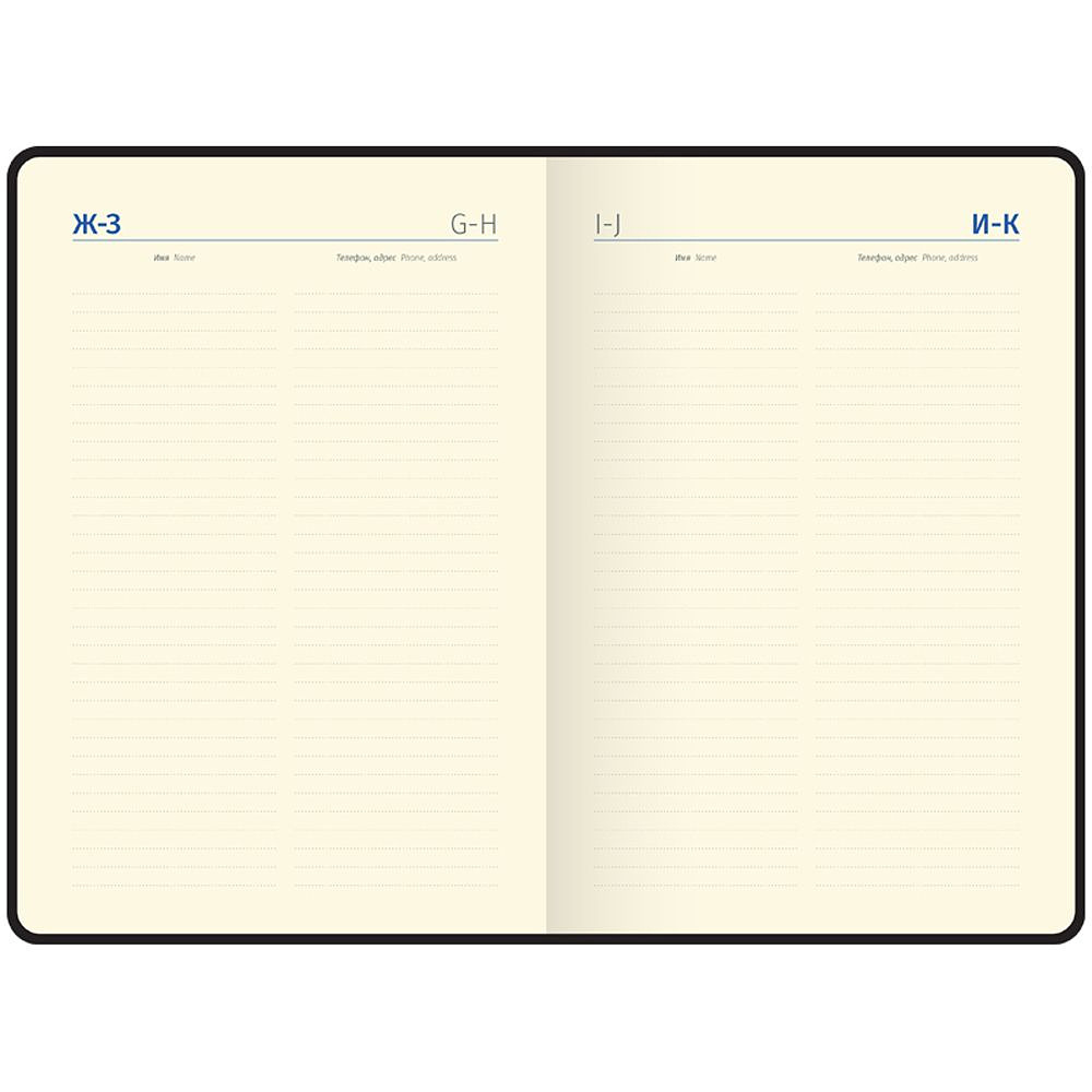 Ежедневник недатированный "xGold", А5, 320 страниц, фуксия - 3