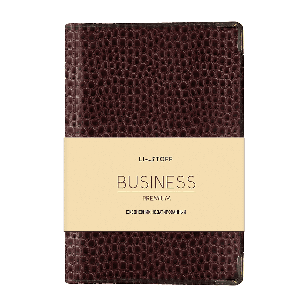 Ежедневник недатированный "Lizard", A5, 152 листа, черный