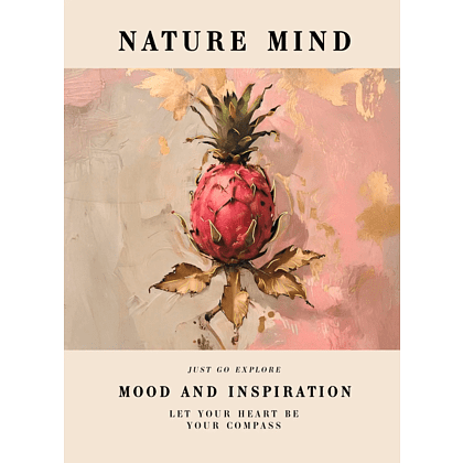 Тетрадь "Jane. Nature Mind", А4, 120 листов, клетка, на кольцах, бежевый