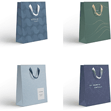 Пакет бумажный подарочный "Гравитация", 31х41х10 см, ассорти