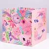 Пакет подарочный "С днем рождения", 30x30x30 см, розовый - 3