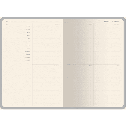 Еженедельник недатированный "Fauna. Павлины", А5, 144 страниц, линованный, черный, зеленый - 5