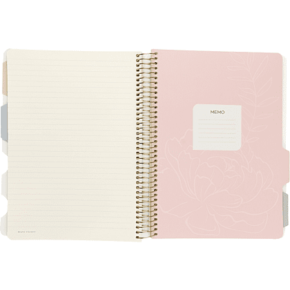 Книга записная "Flora. Гранат", В5, 120 листов, клетка, линейка, точка, черный, красный - 7