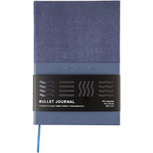 Блокнот "Стихия. Bullet Journal", А5, 80 листов, в точку, сумеречный синий