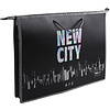Папка для чертежей и рисунков "New City", А3, молния, черный - 3