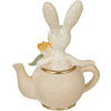 Фигурка "Заяц в чайнике", 8 x 5 x 10 см, бежевый - 3